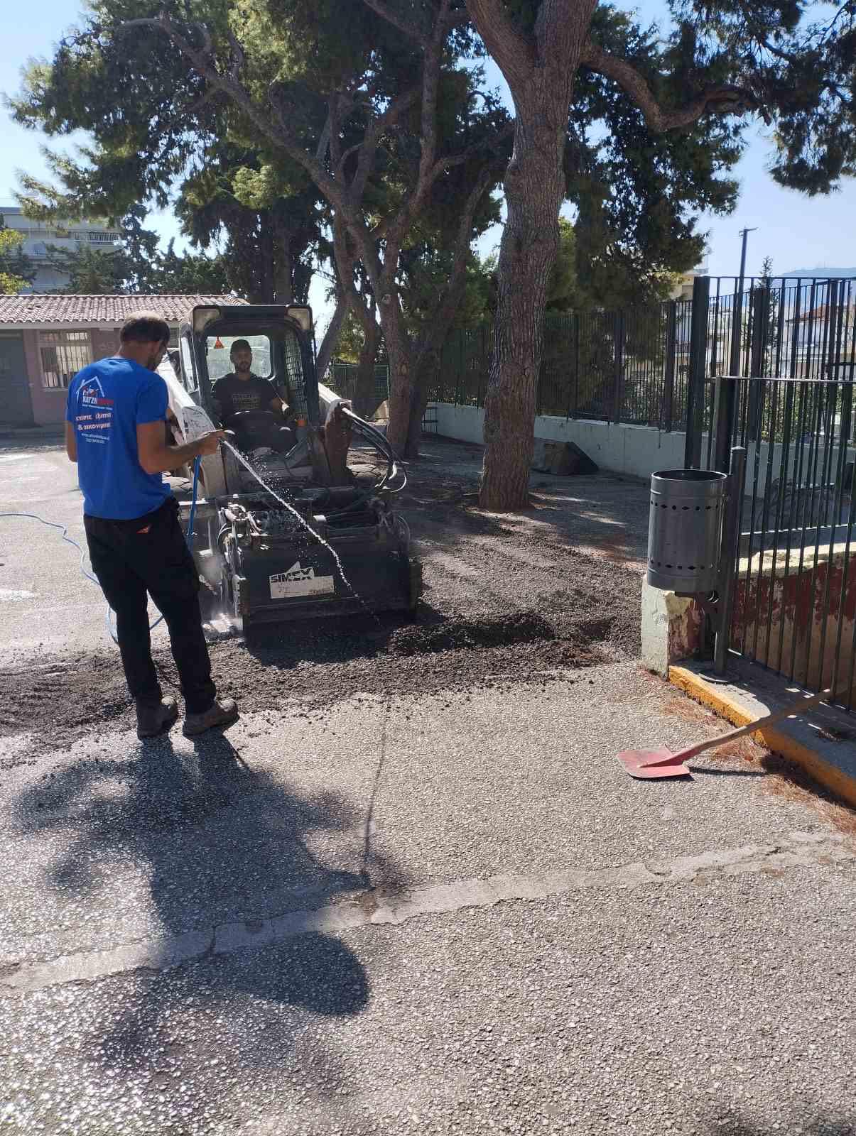 Εργασίες αυλή 2ο Δημοτικό 2025-08 (2)