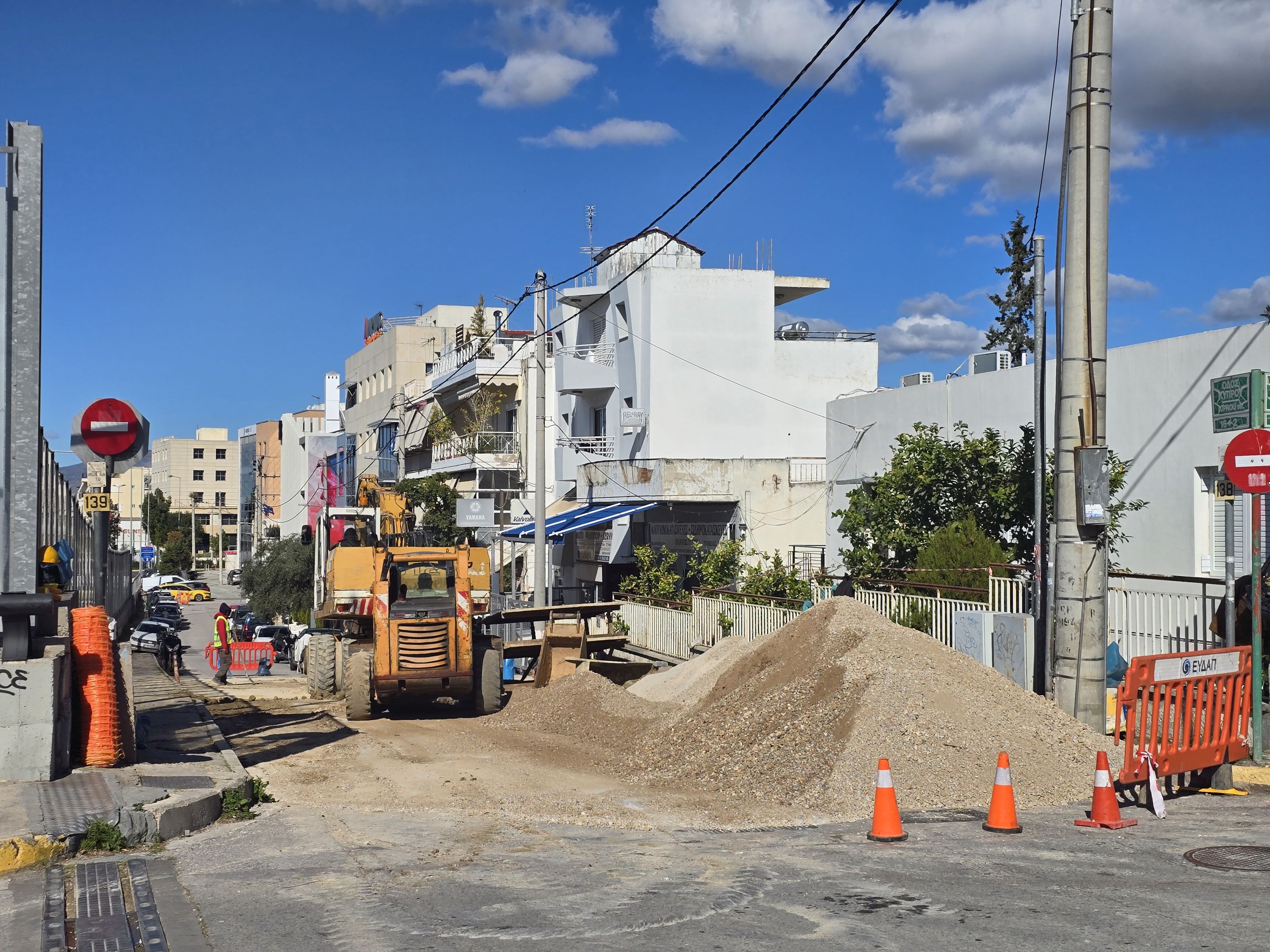 Αντικατάσταση αποχέτευση οδός Κύπρου