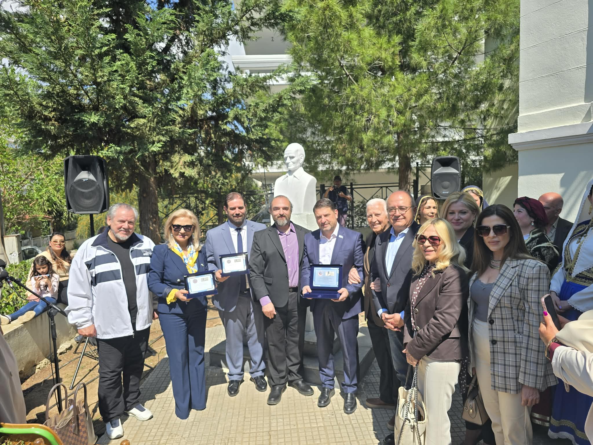 Αποκαλυπτήρια προτομής Καζαντζάκη