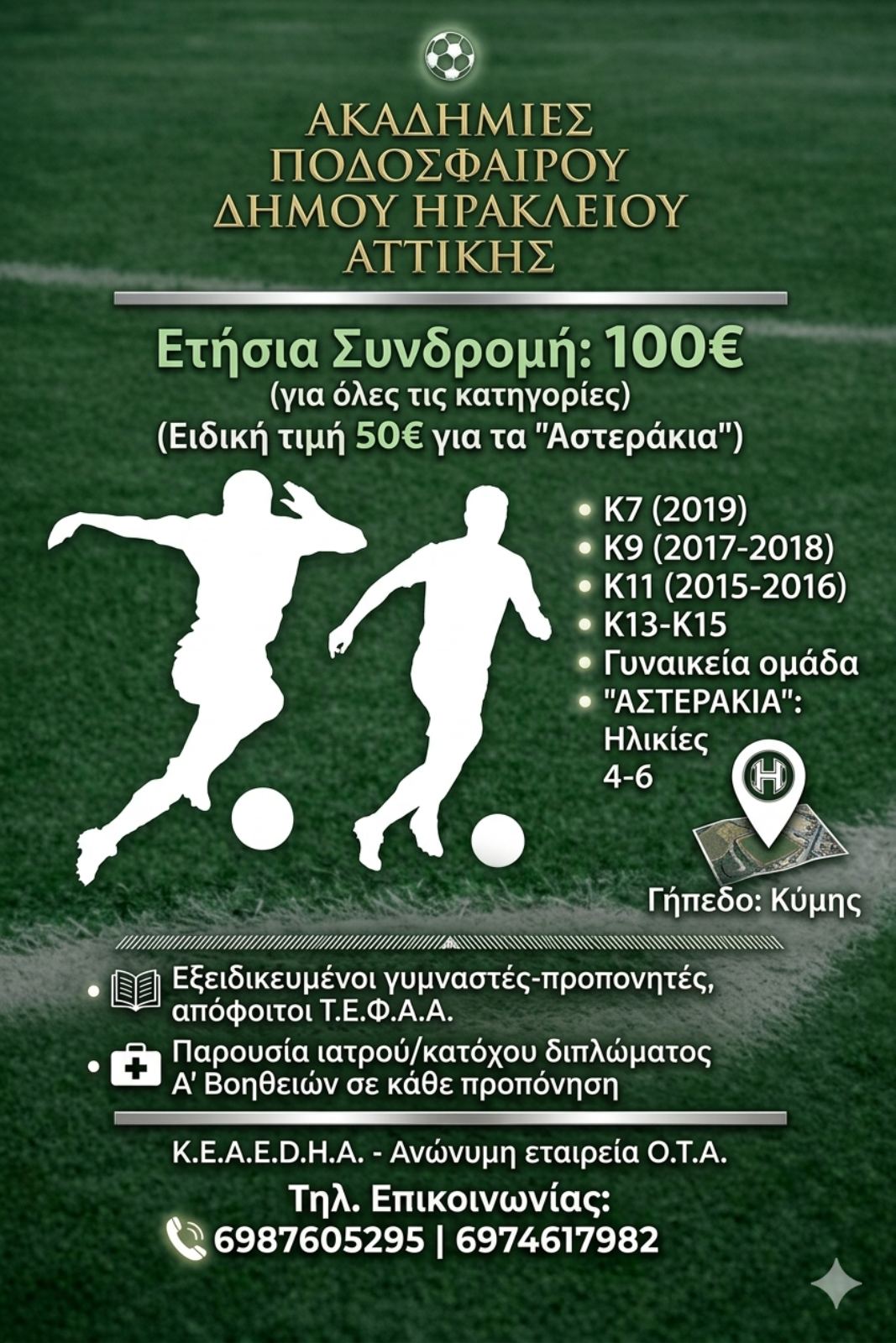 Ακαδημίες εγγραφές 2026