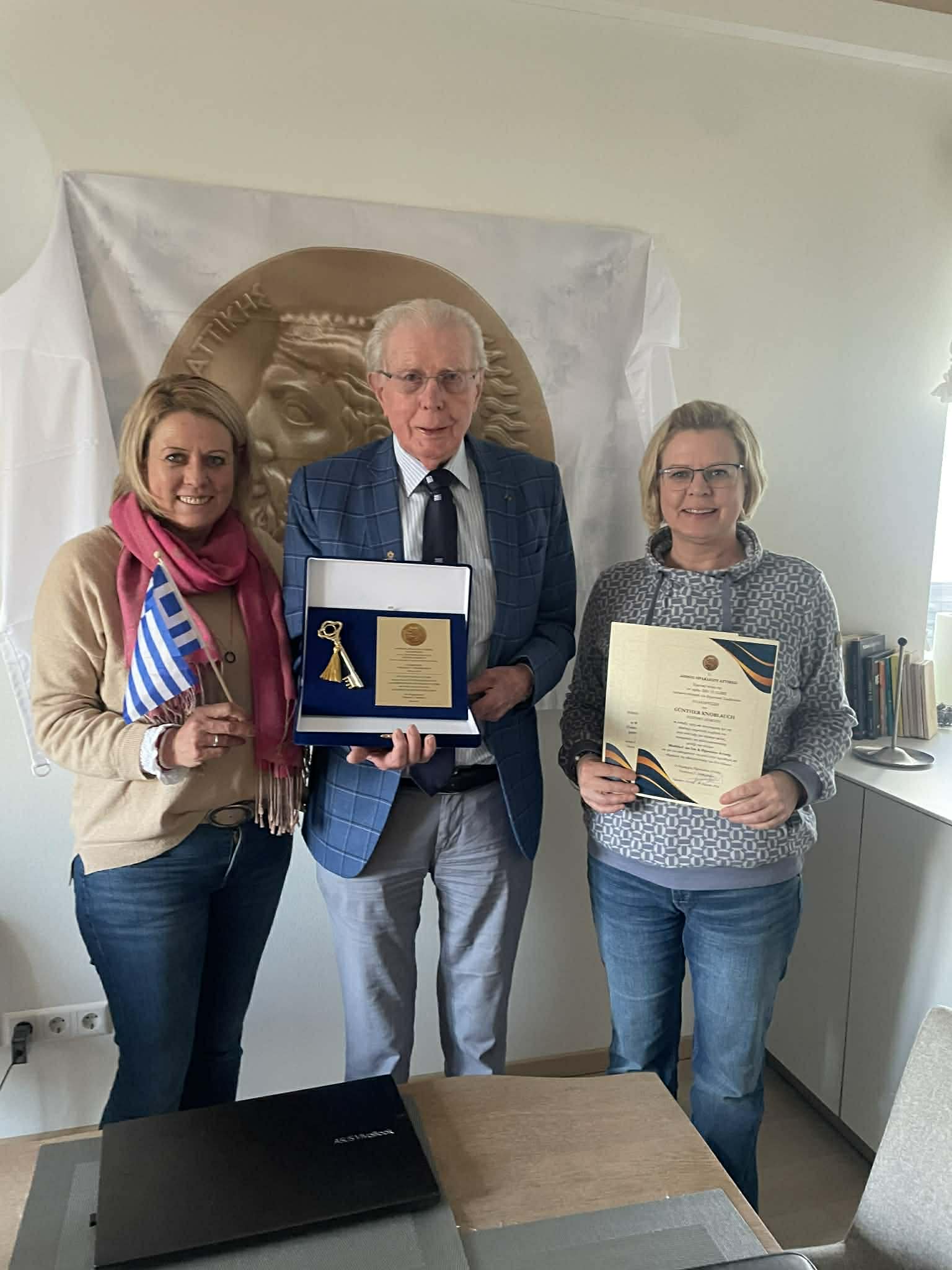 Ανακήρυξη επίτιμου δημότη Gunther Knoblauch (3