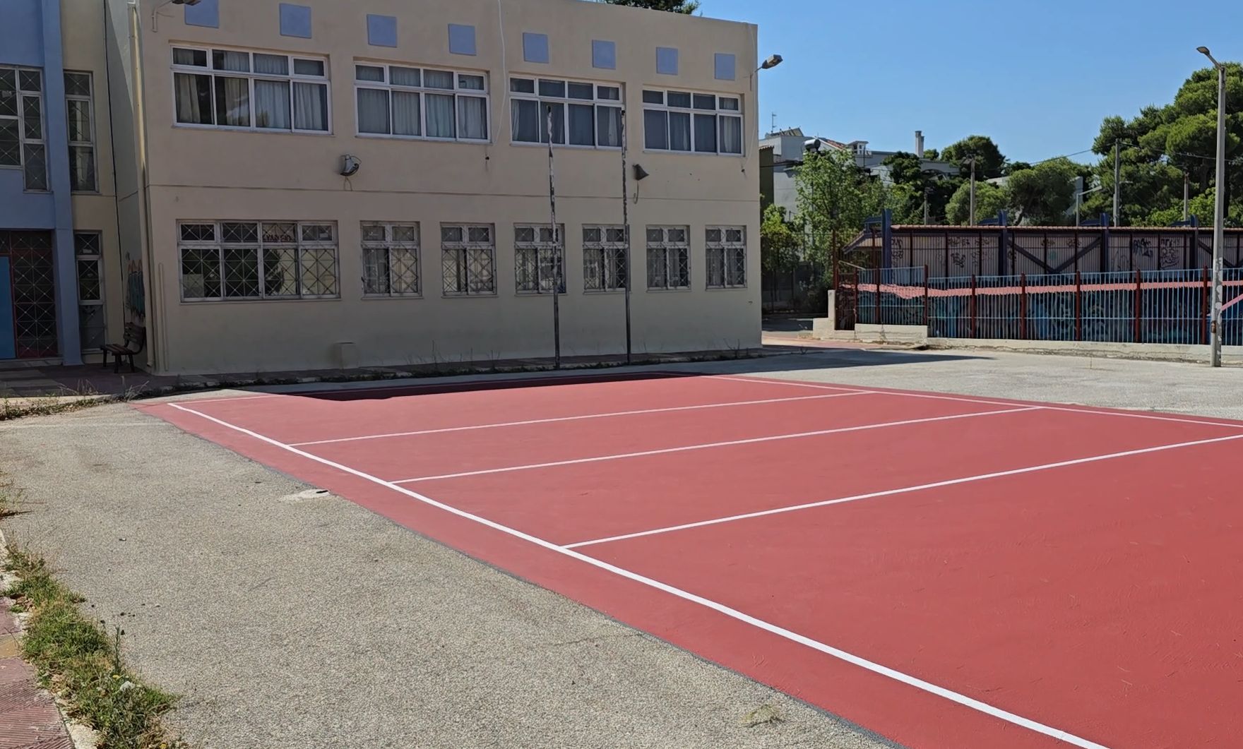4ο Λύκειο ανακαίνιση γήπεδο