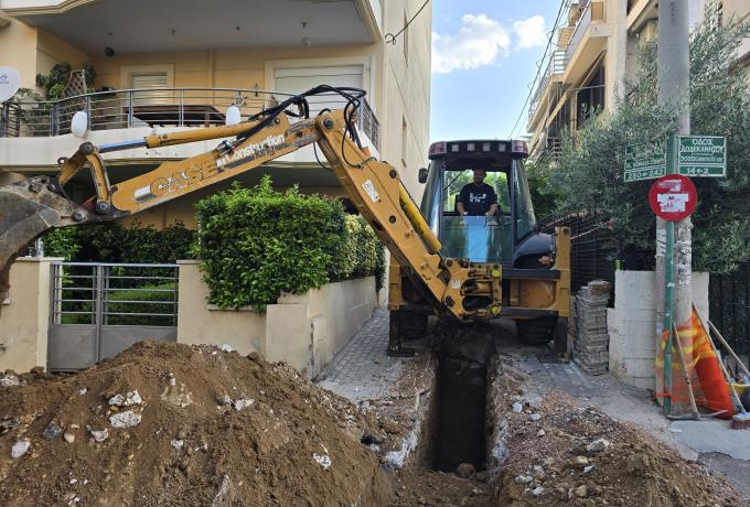 Αντικατάσταση αγωγού Ελ. Βενιζέλου 2026.09